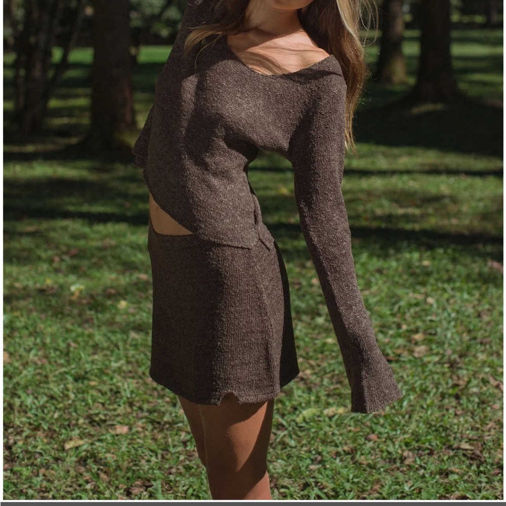 Indigo Luna- Paloma Mini Skirt Truffle